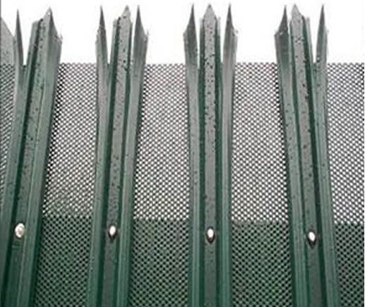 Steel Palisade with Strong Structures for Building Fencing